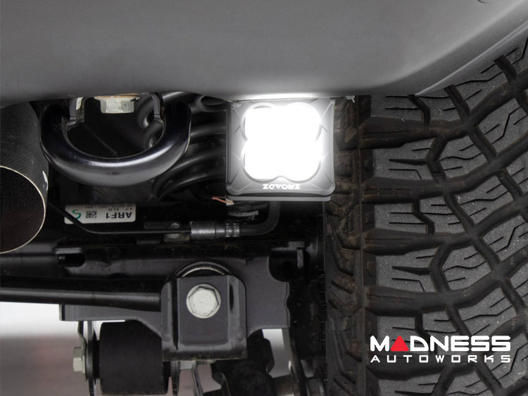 Ford Bronco Lighting Upgrade - ZROADZ - Rear Bumper Pod Light Kit - 3in White LED Pods